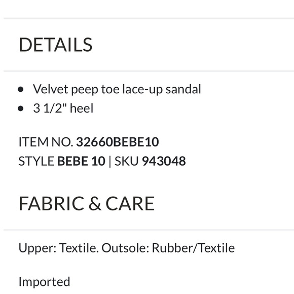 Velvet peep toe heel 9 - Picture 4 of 6